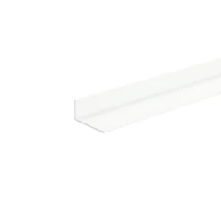 Profilo angolare 1 m 10x10 mm alluminio bianco