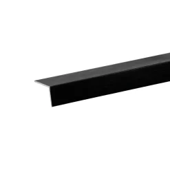 Profilo angolare 2 m 20x20 mm alluminio spazzolato nero
