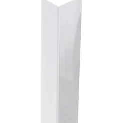Profilo angolare 2,6 m 25x25 mm in pvc bianco opaco