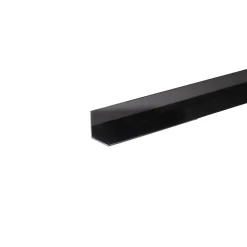 Profilo angolare 2 m 40x40 mm in pvc nero