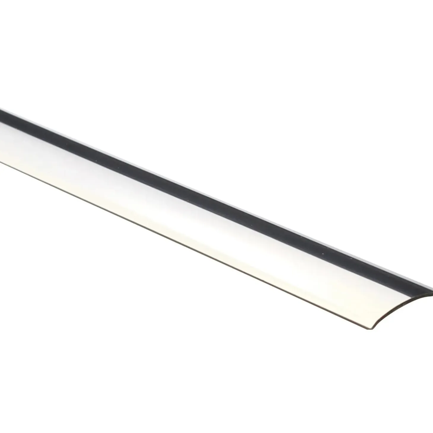 Profilo coprisoglia per pavimento in acciaio inox 28 mm x 0,9 mm