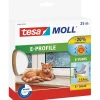 Profilo "E" bianco 25 m x 9 mm