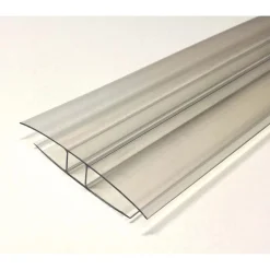 Profilo in policarbonato giunzione "H" Onduline L 210 cm sp 10 mm trasparente