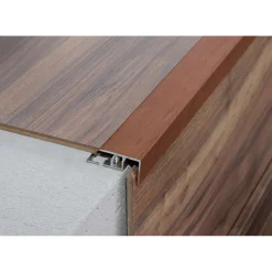 Profilo per parquet in alluminio Paraparc argento zigrinato 0,9 m