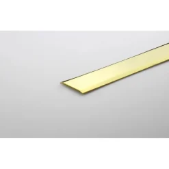 Profilo per piastrelle in ottone Piattobras adesivo 31 mm