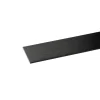 Profilo piatto 1 m 20x2 mm alluminio nero spazzolato