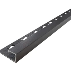Profilo quadrato Arcansas alluminio polv. Antracite 1x2,7x250 cm