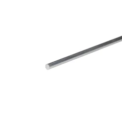 Profilo tondo pieno 1 m x Ø 6 mm alluminio naturale