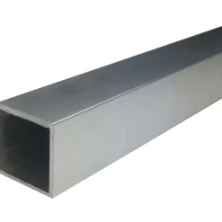 Profilo tubo quadro 1 m 25x25 mm alluminio anodizzato argento