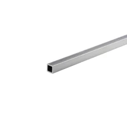 Profilo tubo quadro 1 m 20x20 mm alluminio naturale