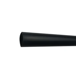 Profilo tubo tondo 1 m x Ø 8 mm in pvc nero opaco