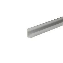 Profilo U cimasa 1 m 10x20 mm alluminio naturale