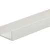 Profilo U 2,6 m 21x20 mm in pvc bianco opaco