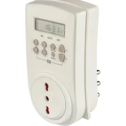 Programmatore digitale Smart Home a ciclo settimanale bianco