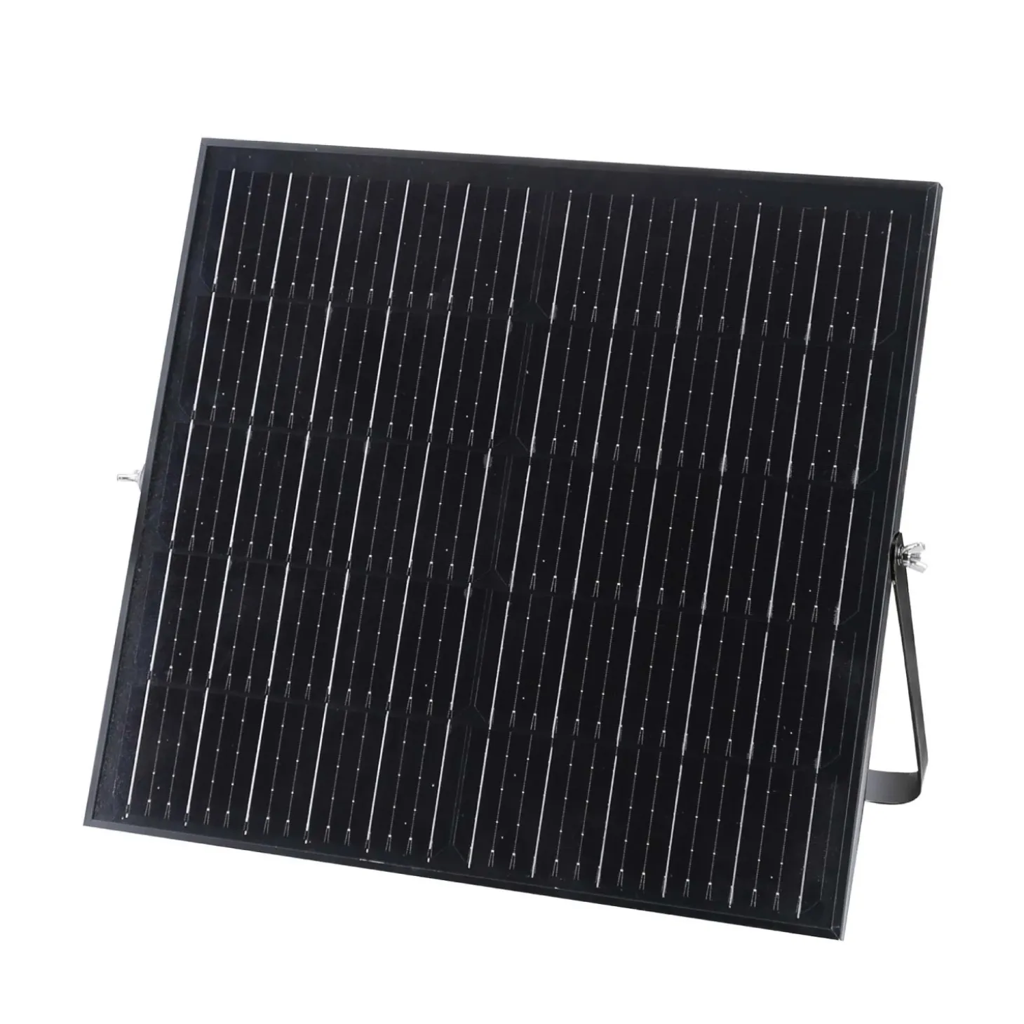 Proiettore LED solare in alluminio con pannello solare separato 2500 lm