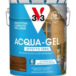 Protettivo Completo per Legno ACQUA GEL Noce Scuro 10 l