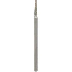 Punta diamantata sottile a testa piatta 2 mm