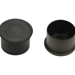 1 puntale piede letto 50 mm nero