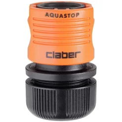 Raccordo automatico 5/8" Claber con valvola acquastop