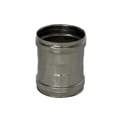 Raccordo femmina-femmina in acciaio inox AISI 316 Ø 80 mm