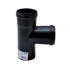 Raccordo tubo stufa a pellet T 90° FFM Ø 80 mm SP 1,2 mm con guarnizione