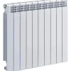 Radiatore Helyos in alluminio interasse 60 cm 10 elementi bianco
