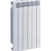 Radiatore Helyos in alluminio interasse 80 cm 6 elementi bianco