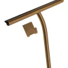 Raschietto acqua acciaio gomma con gancio Idrostile 261 mm bronzo