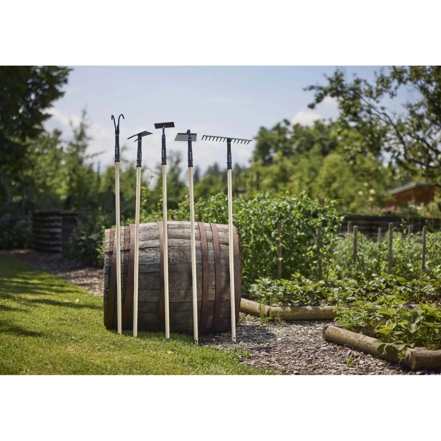 Rastrello Gardena PureLine in acciaio rivestito L 36 cm