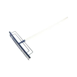 Rastrello per erba LUX-TOOLS con manico 58 cm