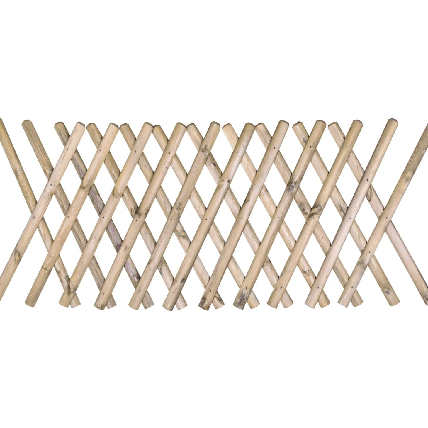 Recinzione incrociata in legno 80x250 cm