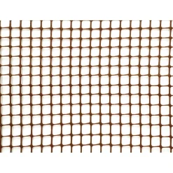 Rete ombreggiante quadra maglia 10 mm H 1 x L 5 m marrone