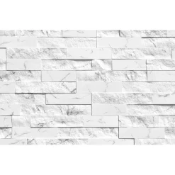 Rivestimento in gesso Nora marble bianco 29x41 cm 0,94 m²