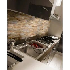 Rivestimento in gres porcellanato Granito 2 Beige 31x62 cm 1,63 m²