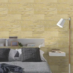 Rivestimento murale decorativo Cabane giallo