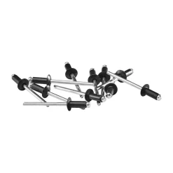 Rivetti Rapid Nero Ø4,8 x 12 mm Confezione da 50 Pezzi