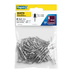 Rivetti Rapid Standard Ø3.2 x 8 mm Confezione da 100 Pezzi