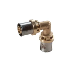 RM122 Raccordo curvo 90° a pressare multipinza diametro 16 x 2 mm