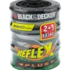 Rocchetto per tagliabordi Black+Decker Ø 1,5 mm 2 x 6 m 3 pz