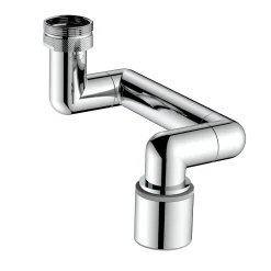 Rompigetto telescopico Twist con risparmio acqua cromo