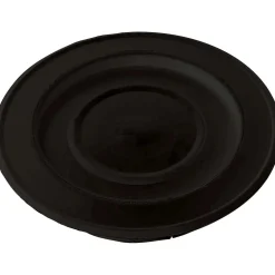 Rosone laccato con coperchio Ø 15 cm nero