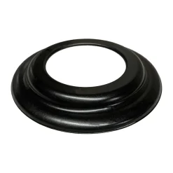 Rosone per canale da fumo serie Pellet Ø 80 mm nero
