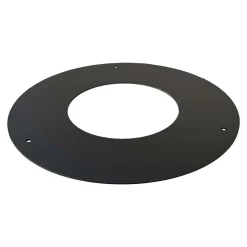 Rosone serie Arredo-Legna Ø 150 mm nero
