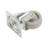 Rotella sterzante per mobili con piastra e ruota Soft Ø 36 mm P 35 kg