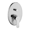Rubinetto bagno monoc. incasso doccia con deviatore linea blu cromo