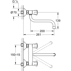 Rubinetto cucina Grohe Costa L DN 15