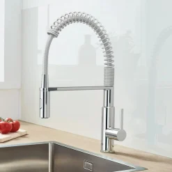 Rubinetto cucina monocomando per Grohe Get cromo