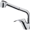 Rubinetto cucina monocomando canna alta con doccetta Kiara cromo