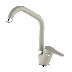 Rubinetto cucina monocomando canna alta Allen pietra