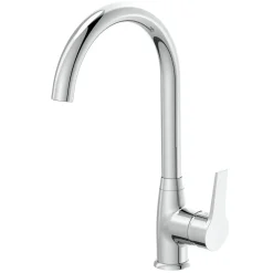 Rubinetto cucina monocomando canna alta Hellis cromo